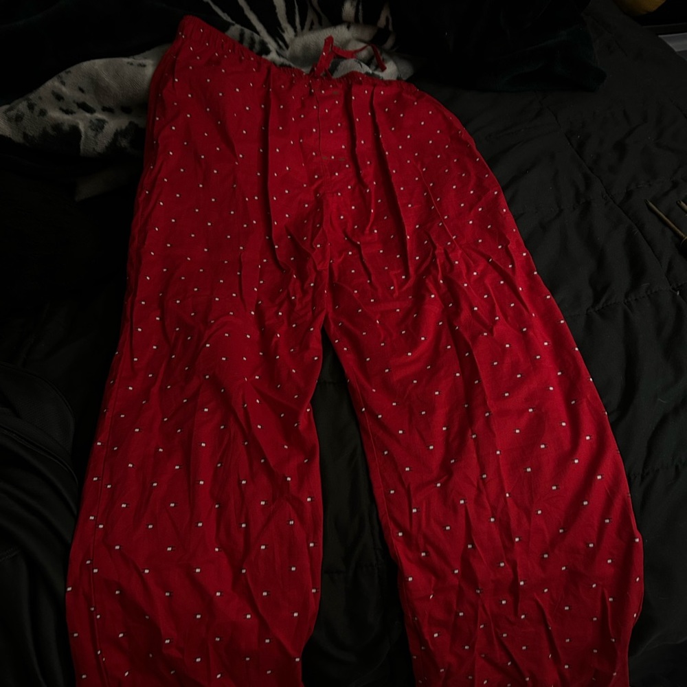 Red Tommy Hilfiger sleepwear pants